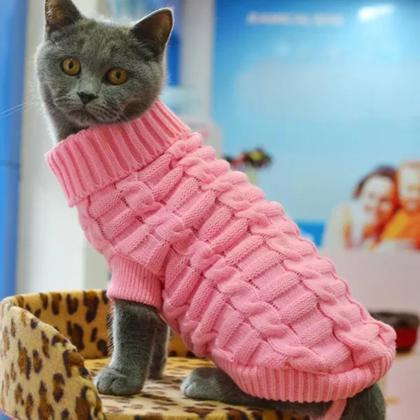 Winter Warm Cat Sweater - Image 3