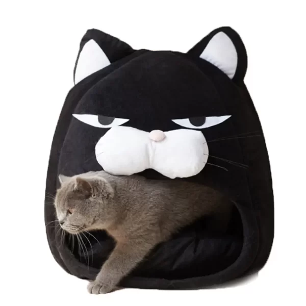 Cartoon Cat Bed House