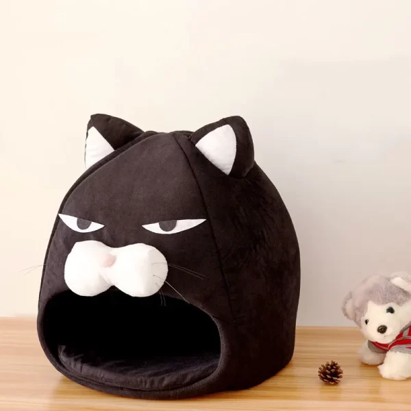 Cartoon Cat Bed House - Image 2
