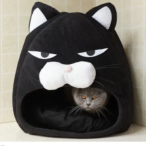 Cartoon Cat Bed House - Image 4