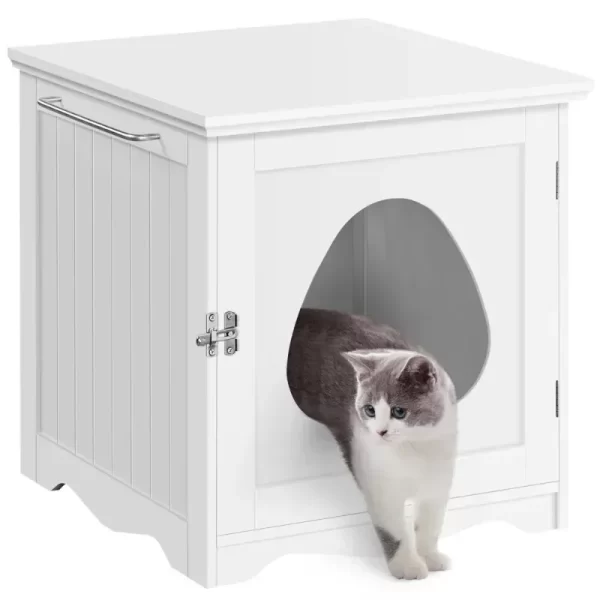 Enclosed Cat Litter Box Furniture - Image 2