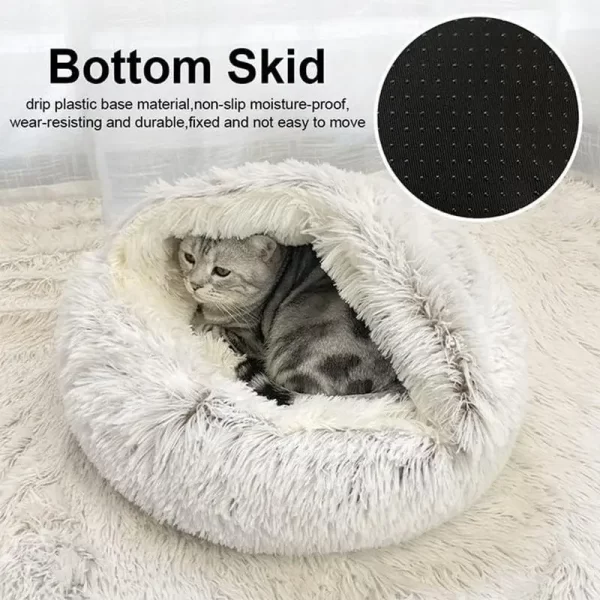 Plush Cat Bed - Image 5