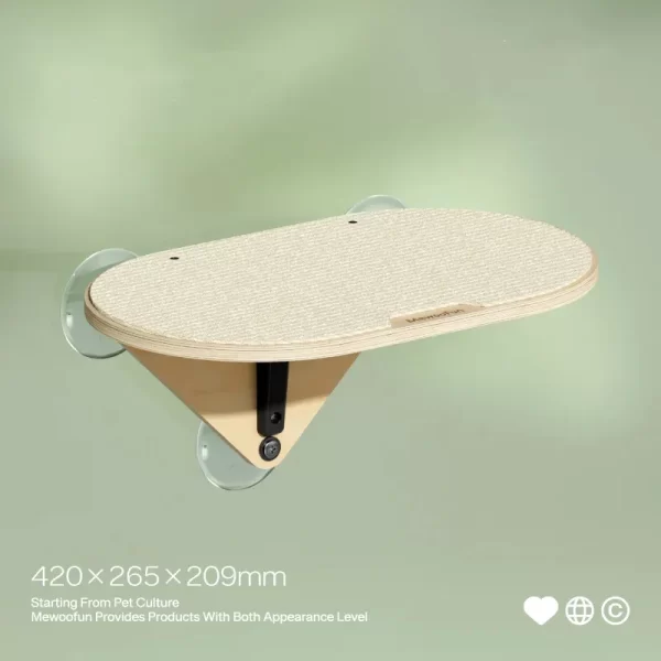 Mewoofun Glass Suction Cup Wall Shelf - Image 9