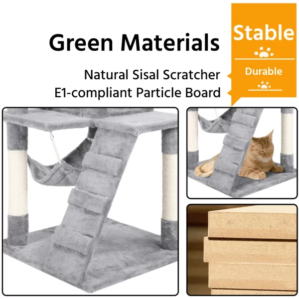 51'' Multilevel Cat Tree with Condo - Image 6
