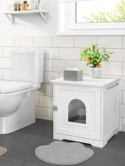 Enclosed Cat Litter Box Furniture