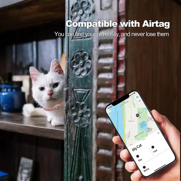 Silicone Anti-Lost Cat Collar For The Apple Airtag - Image 3