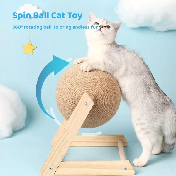 Water Resistant Cat Scratching Ball - Image 5