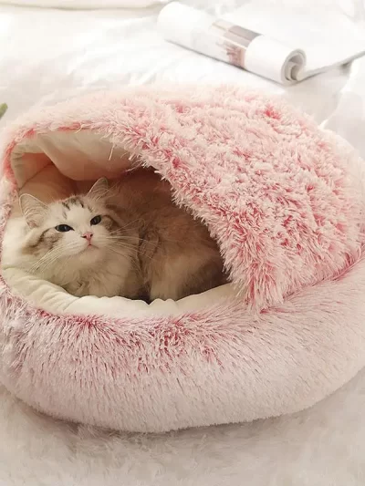 Plush Cat Bed