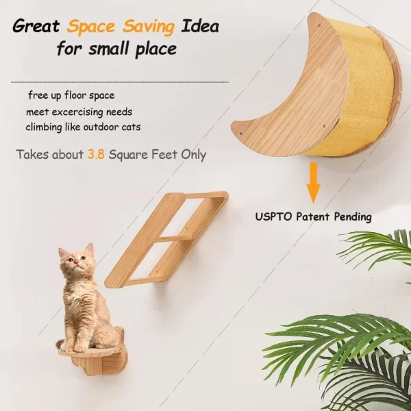 Cat Shelf for Wall Hammock - Image 3