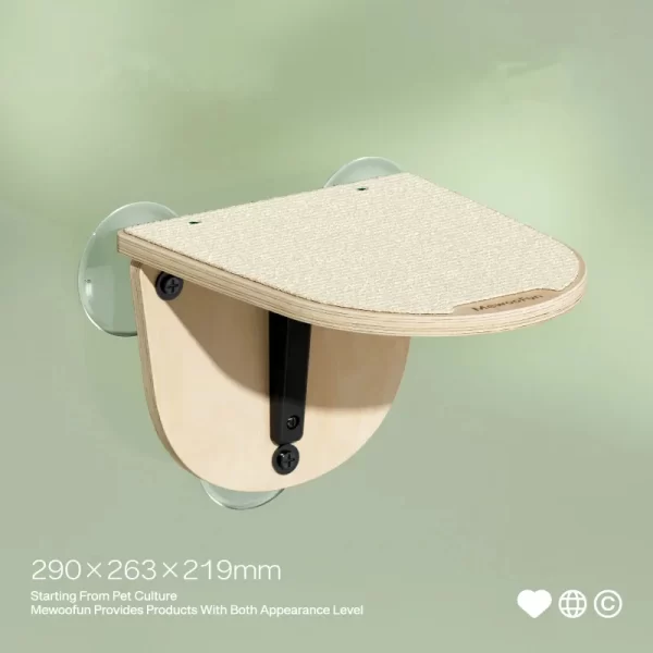 Mewoofun Glass Suction Cup Wall Shelf - Image 8