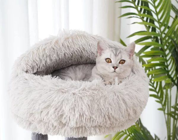 4-Level Cat Tree With Condo and Scratching Pad - Image 3