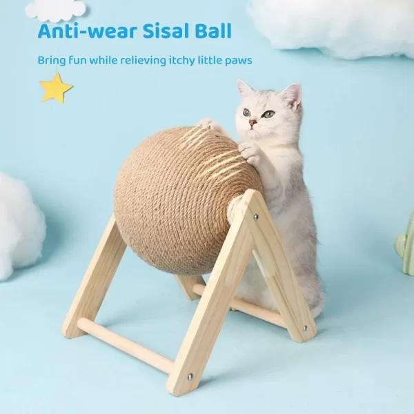Water Resistant Cat Scratching Ball - Image 2