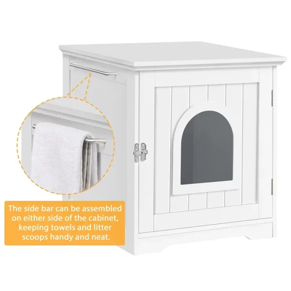 Enclosed Cat Litter Box Furniture - Image 5