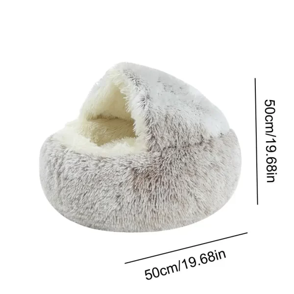 Plush Cat Bed - Image 9