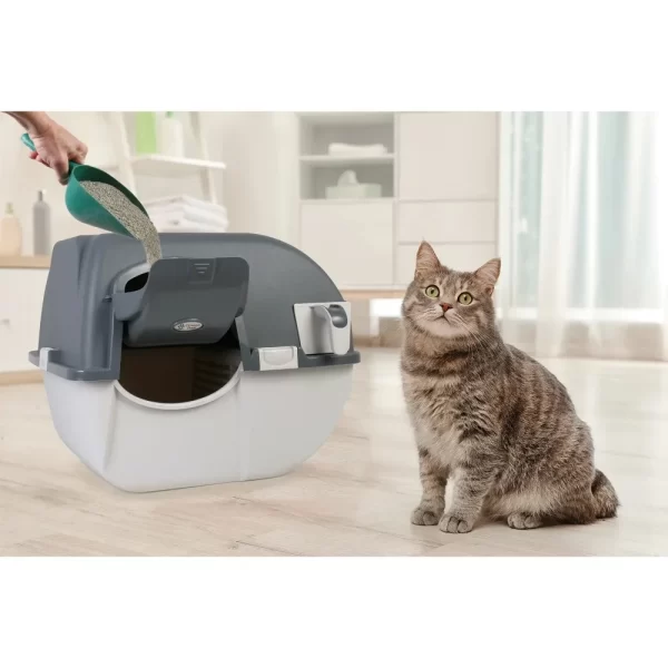 Cat Bedpans Easy Fill Roll 'N Clean Self Cleaning Litter Box - Image 4