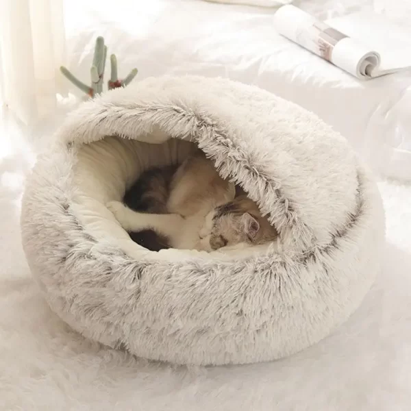 Plush Cat Bed - Image 2