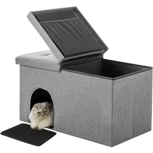 Cat Litter Box Enclosure with Lid