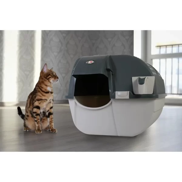 Cat Bedpans Easy Fill Roll 'N Clean Self Cleaning Litter Box - Image 5