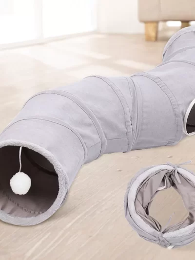 S Shape Collapsible Cat Tunnel