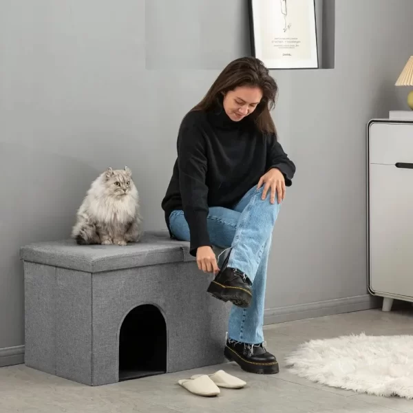 Cat Litter Box Enclosure with Lid - Image 6