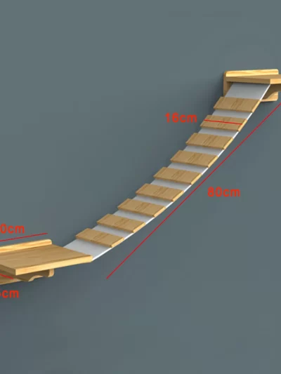 Scratching Roped Cat Bridge Set
