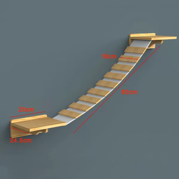 Scratching Roped Cat Bridge Set