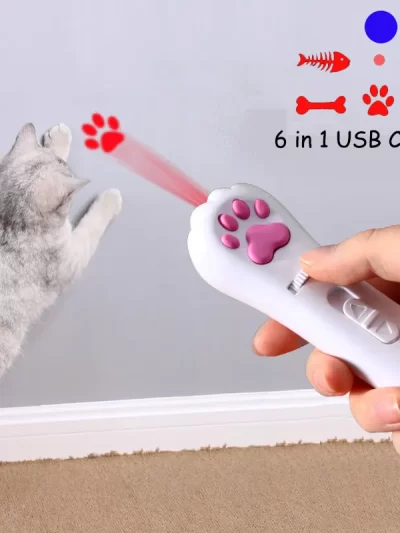 6 in 1 USB LED Laser Pointer