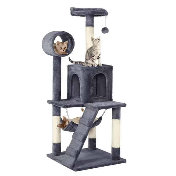 51'' Multilevel Cat Tree with Condo - Image 9