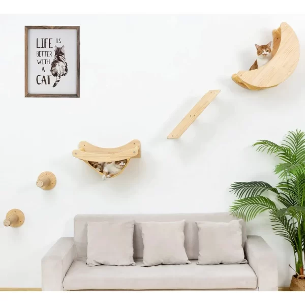 Cat Shelves and Wall Mounted Cat Hammock