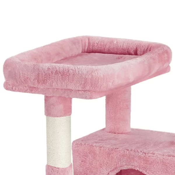 64'' Multi-level Cat Tree Cat Tower with Condos and Scratching Posts - Image 6