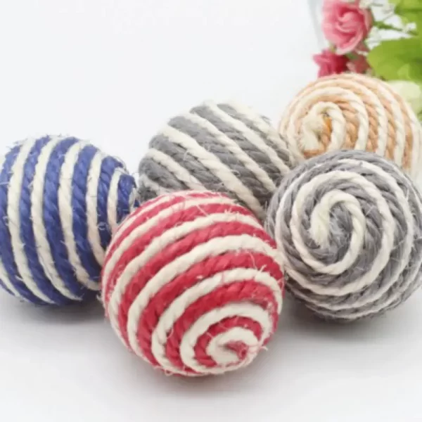 Sisal Eco-friendly Cat Scratching Ball - Image 2