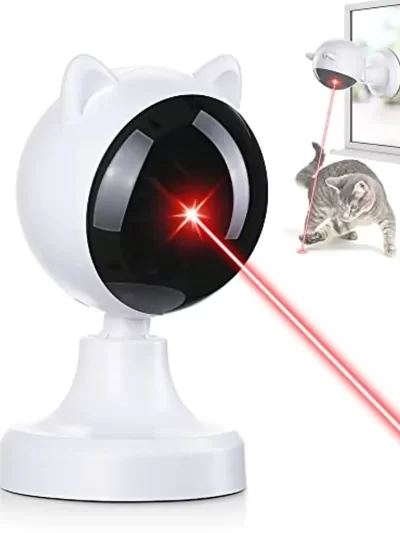 ATUBAN Automatic Laser Cat Toys, USB Rechargeable,Interactive Cat Toy. for Indoor Cats,  Kittens & Dogs,