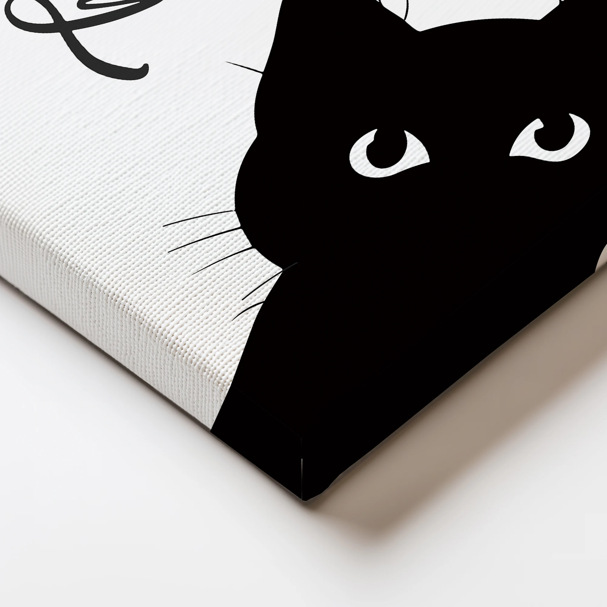 Cute Cat Quote “Welcome To The Bathroom” Funny Wall Art Prints Canvas Painting Poster Picture For Living BedRoom Home Decor - Image 2