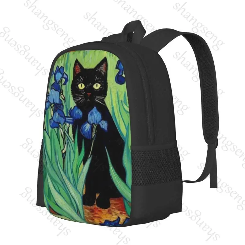 Magic Garden Cat Backpack - Large Capacity Kawaii School, Travel & Office Bag - Image 10
