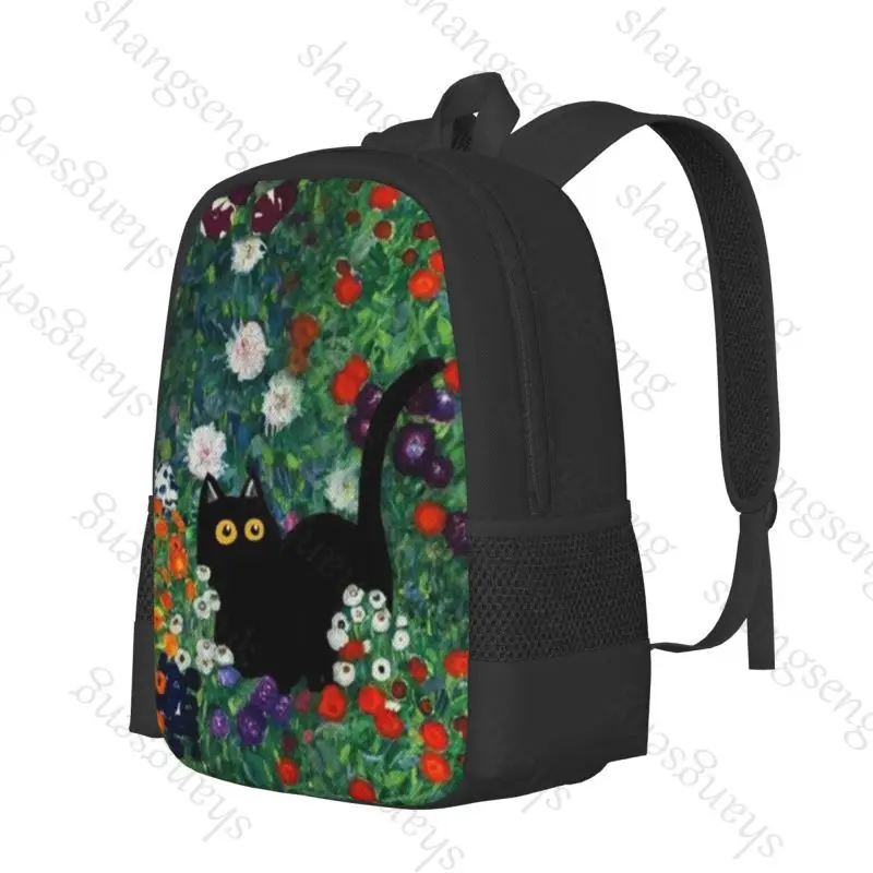 Magic Garden Cat Backpack - Large Capacity Kawaii School, Travel & Office Bag - Image 24