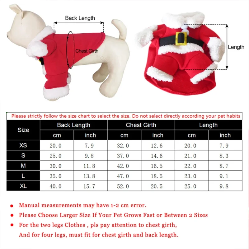 Santa Paw Holiday Suit. Cozy, Festive, and Totally Adorable - Image 6