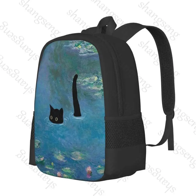 Magic Garden Cat Backpack - Large Capacity Kawaii School, Travel & Office Bag - Image 17