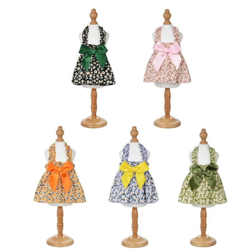 Summer Blossom Kitty Dress. Romantic Floral Party Outfit for Cats - Image 20