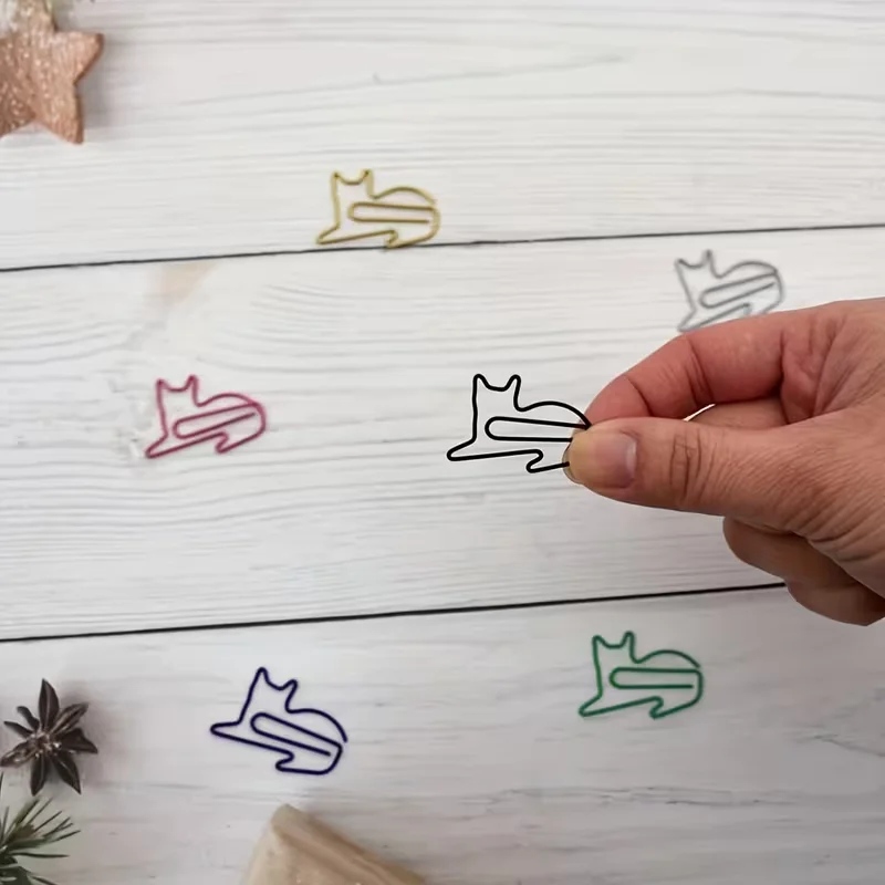 Purrfect Silhouette Cat Paper Clips (30PCS) ⭐ - Image 4