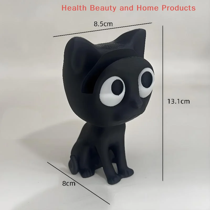 ๐ Black Cat 3D Eyeglass Holder โ Wooden Kitty Stand for Glasses & Sunnies - Image 12