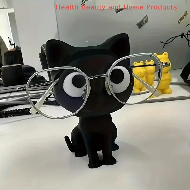 ๐ Black Cat 3D Eyeglass Holder โ Wooden Kitty Stand for Glasses & Sunnies - Image 7