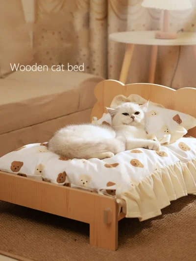⭐ Snuggle Loft Wooden Cat Bunk