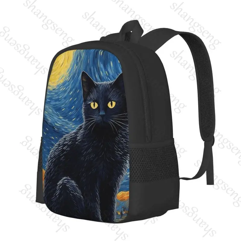 Magic Garden Cat Backpack - Large Capacity Kawaii School, Travel & Office Bag - Image 8