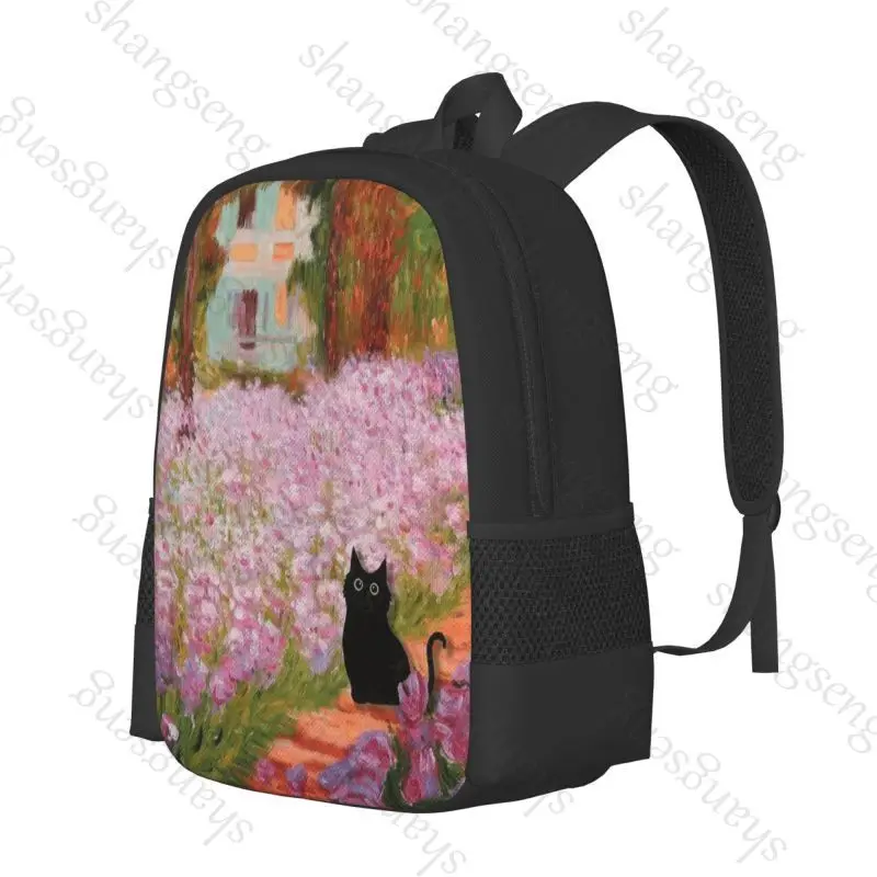 Magic Garden Cat Backpack - Large Capacity Kawaii School, Travel & Office Bag - Image 22