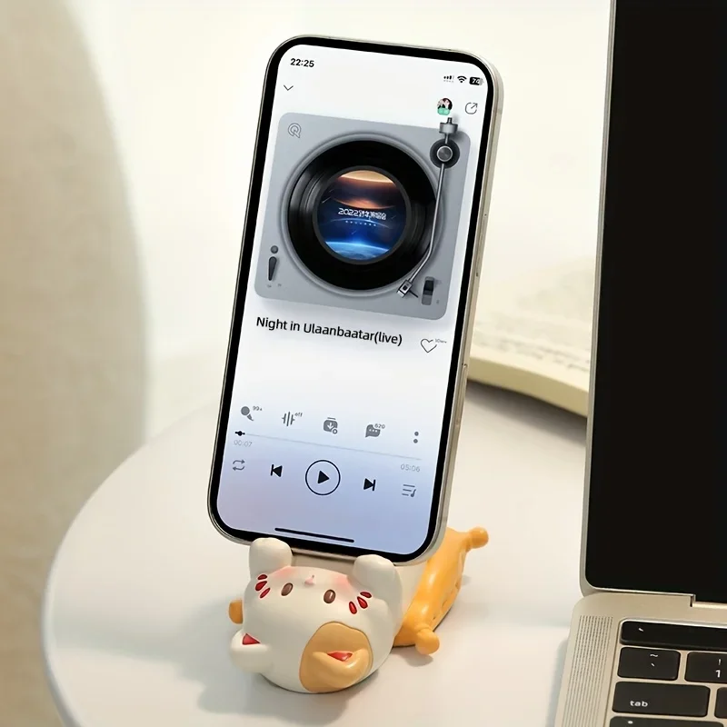 π Kawaii Cat Phone & Glasses Caddy β Cute Desktop Organizer for Home & Office - Image 3