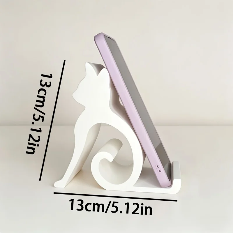 🌟 Kawaii Cat Phone & Tablet Holder — Cute Desktop Buddy for Any Room - Image 6