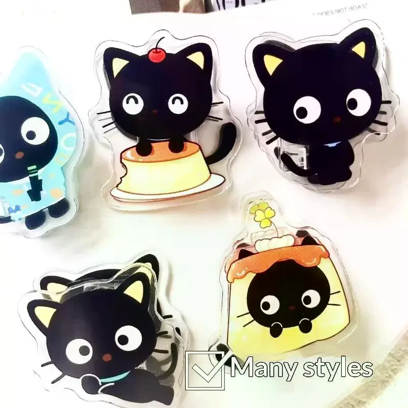 Purrfect Chococat Double‑Sided Acrylic Clips (5PCS) ⭐ - Image 2