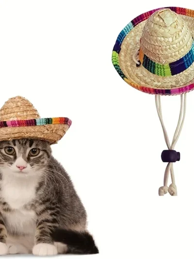 Summer Breeze Kitty Sun Hat.  Adjustable, Breathable, and Perfect for Sunny Days