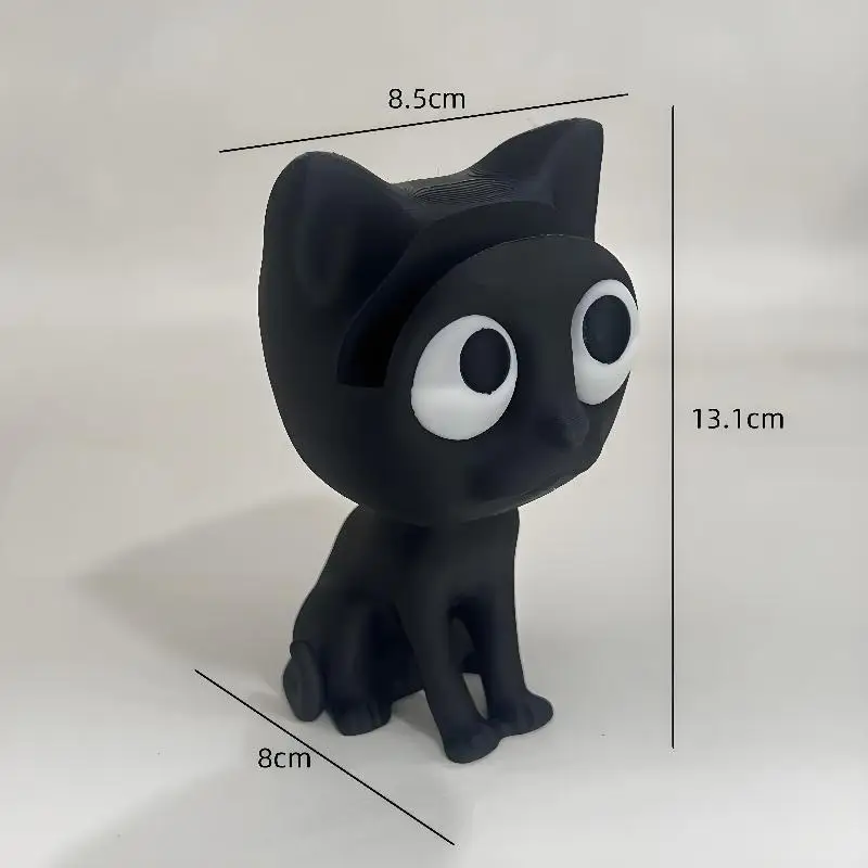 ๐ Black Cat 3D Eyeglass Holder โ Wooden Kitty Stand for Glasses & Sunnies - Image 6