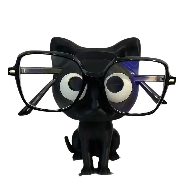 ๐ Black Cat 3D Eyeglass Holder โ Wooden Kitty Stand for Glasses & Sunnies - Image 5